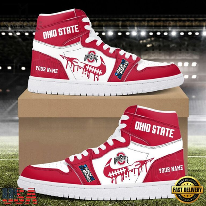 MEGA SALE - NEW CUSTOMIZED NCAA MAM30 OSB OS BUCKEYES AIR JORDAN SHOES