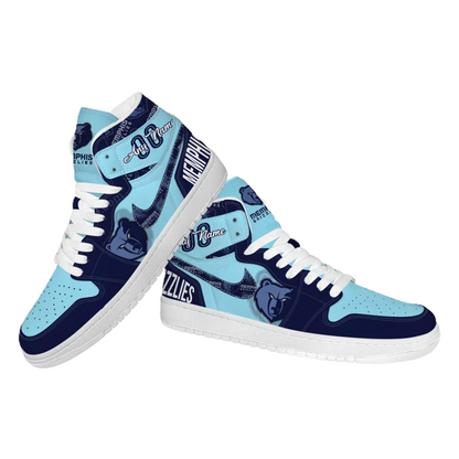 FINAL SALE - NEW CUSTOMIZED NBA13 ME GRIZZLIES AIR JORDAN SNEAKERS