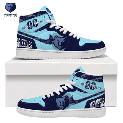 FINAL SALE - NEW CUSTOMIZED NBA13 ME GRIZZLIES AIR JORDAN SNEAKERS