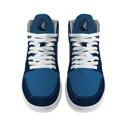 FINAL SALE - NEW CUSTOMIZED NBA05 MN TIMBERWOLVES AIR JORDAN SNEAKERS