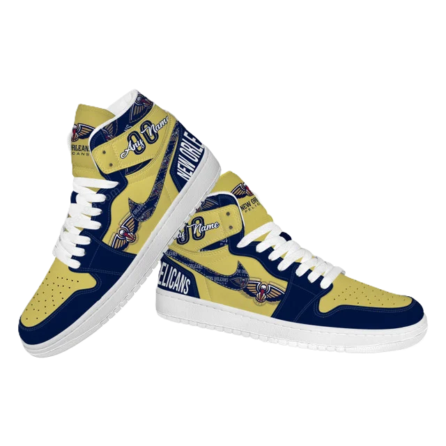 FINAL SALE - NEW CUSTOMIZED NBA30 NO PELICANS AIR JORDAN SNEAKERS