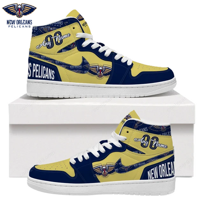 FINAL SALE - NEW CUSTOMIZED NBA30 NO PELICANS AIR JORDAN SNEAKERS