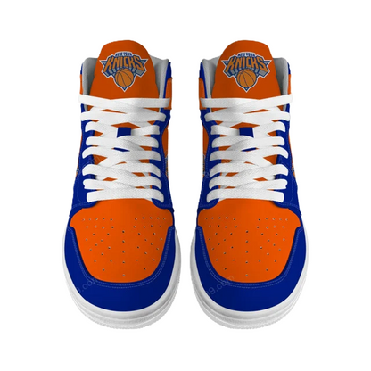 FINAL SALE - NEW CUSTOMIZED NBA04 NY KNICKS AIR JORDAN SNEAKERS