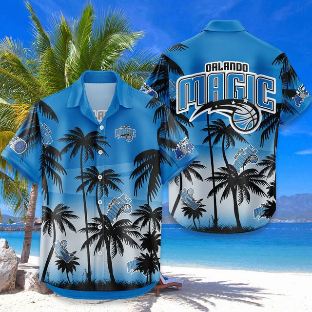 FINAL SALE - NEW CUSTOMIZED NBA15 OMA ORLANDO MAGIC UNISEX HAWAIIAN SHIRT & SHORTS SET