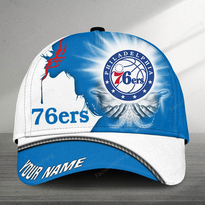 FINAL SALE - NEW CUSTOMIZED NBA26 P76 PHILADELPHIA 76ERS CLASSIC CAP