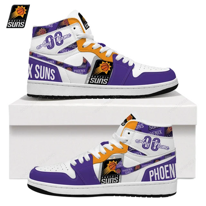 FINAL SALE - NEW CUSTOMIZED NBA21 PH SUNS AIR JORDAN SNEAKERS