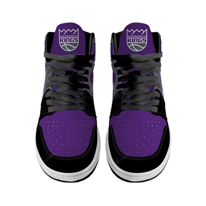 FINAL SALE - NEW CUSTOMIZED NBA16 SC KINGS AIR JORDAN SNEAKERS