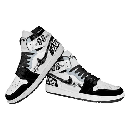 FINAL SALE - NEW CUSTOMIZED NBA23 SA SPURS AIR JORDAN SNEAKERS