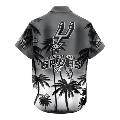 FINAL SALE - NEW CUSTOMIZED NBA23 SAS SAN ANTONIO SPURS UNISEX HAWAIIAN SHIRT & SHORTS SET