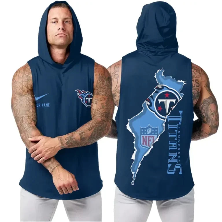 [SPECIAL OFFER] NEW CUSTOMIZED NFL30 JSJ JACKSONVILLE JAGUARS HOODED TANK TOP