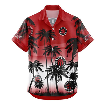 FINAL SALE - NEW CUSTOMIZED NBA24 TRA TORONTO RAPTORS UNISEX HAWAIIAN SHIRT & SHORTS SET