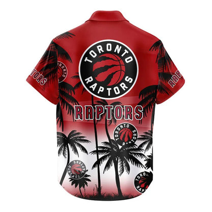 FINAL SALE - NEW CUSTOMIZED NBA24 TRA TORONTO RAPTORS UNISEX HAWAIIAN SHIRT & SHORTS SET