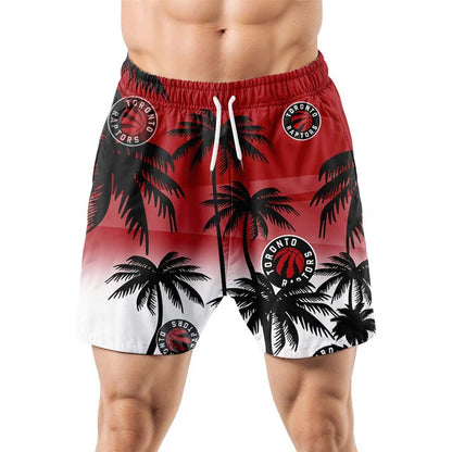 FINAL SALE - NEW CUSTOMIZED NBA24 TRA TORONTO RAPTORS UNISEX HAWAIIAN SHIRT & SHORTS SET