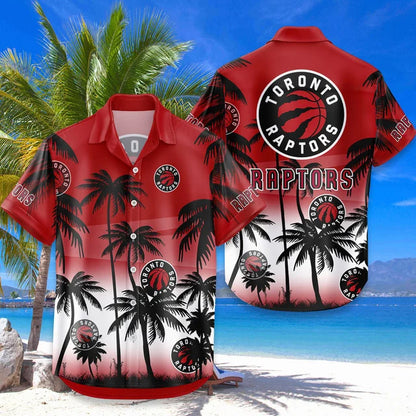 FINAL SALE - NEW CUSTOMIZED NBA24 TRA TORONTO RAPTORS UNISEX HAWAIIAN SHIRT & SHORTS SET