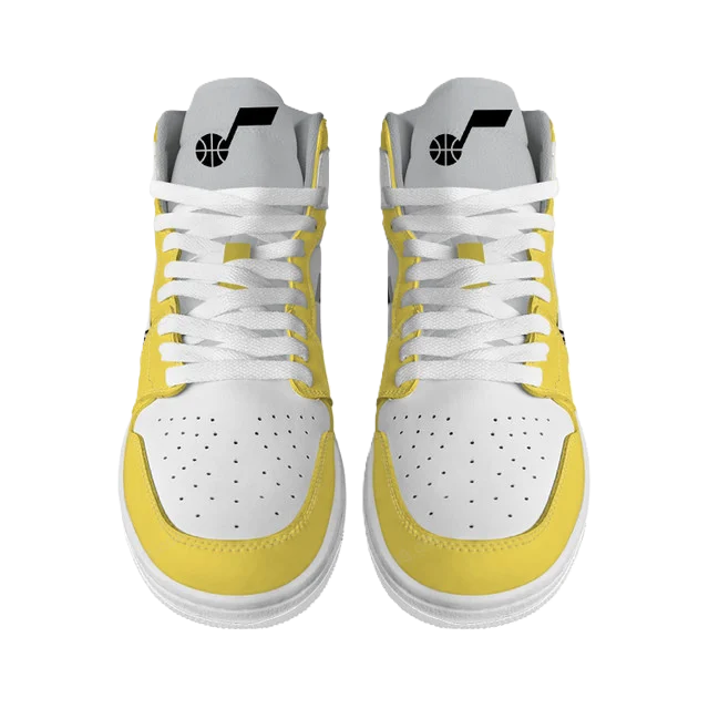 FINAL SALE - NEW CUSTOMIZED NBA29 UT JAZZ AIR JORDAN SNEAKERS