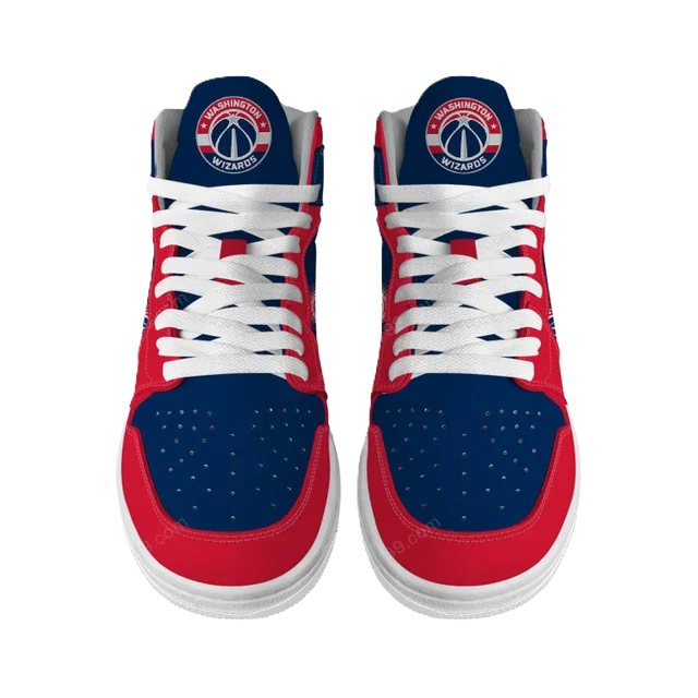 FINAL SALE - NEW CUSTOMIZED NBA28 WA WIZARDS AIR JORDAN SNEAKERS