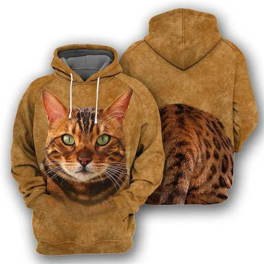 Cat Lover All Over Print 3D Printed Hoodie, T Shirt, Zip Hoodie & Sweatshirt