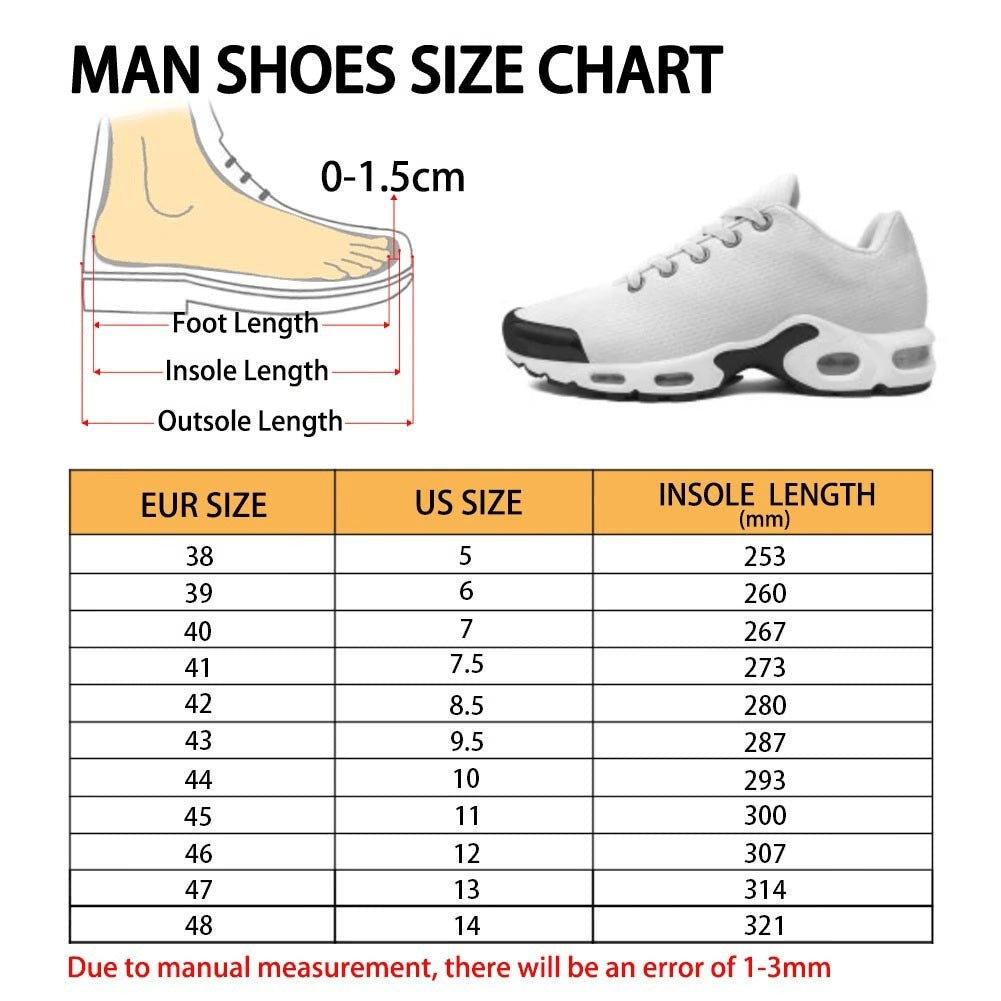 [SPECIAL OFFER] NEW CUSTOMIZED NFL04 DTL DETROIT LIONS AIR MAX PLUS SNEAKERS