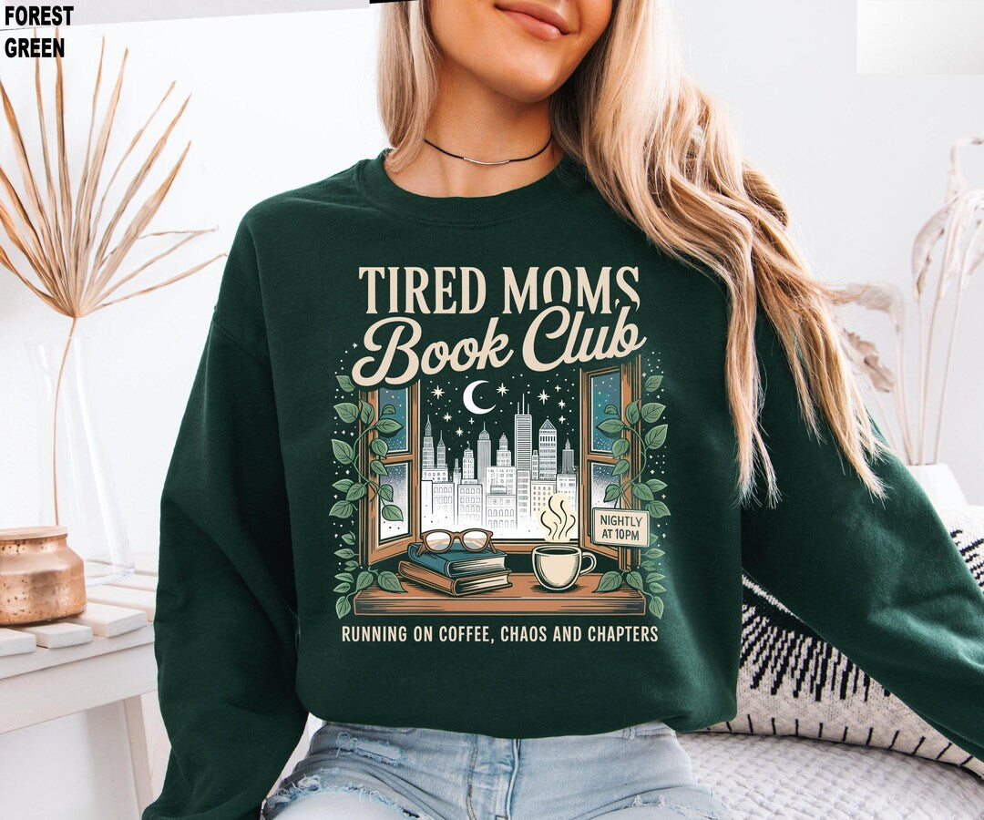 Tired Moms Book Club - Personalized 3D Printed Hoodie, T Shirt, Zip Hoodie & Sweatshirt