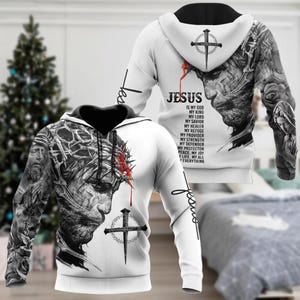 Jesus Christian 3D All Over Print Hoodie, T Shirt, Zip Hoodie & Sweatshirt