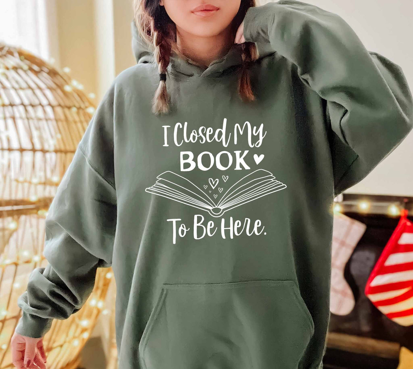 I Closed My Book to Be Here - Personalized 3D Printed Hoodie, T Shirt, Zip Hoodie & Sweatshirt